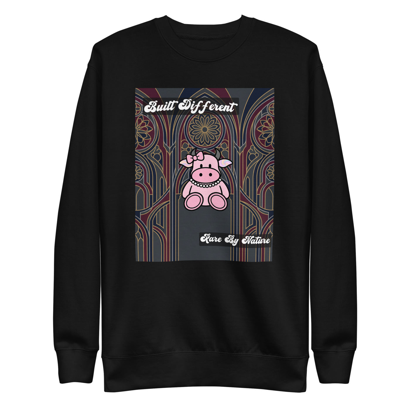 Pocket Cows Crewneck — Sacred Herd — Design 838