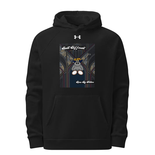 Pocket Cows Men’s Under Armour Rival Fleece Hoodie — Design 269