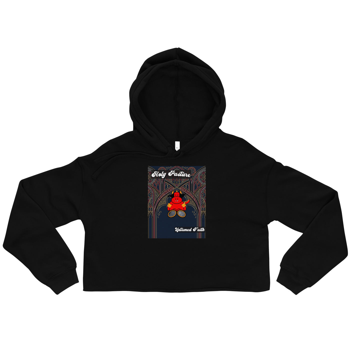 Pocket Cows Women's Cropped Hoodie — Design 270