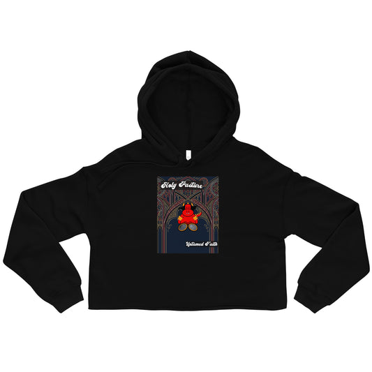 Pocket Cows Women's Cropped Hoodie — Design 270
