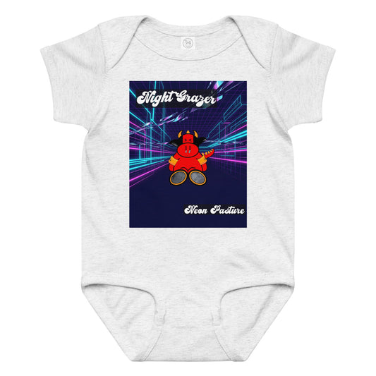 Pocket Cows Baby Jersey Bodysuit — Design 250