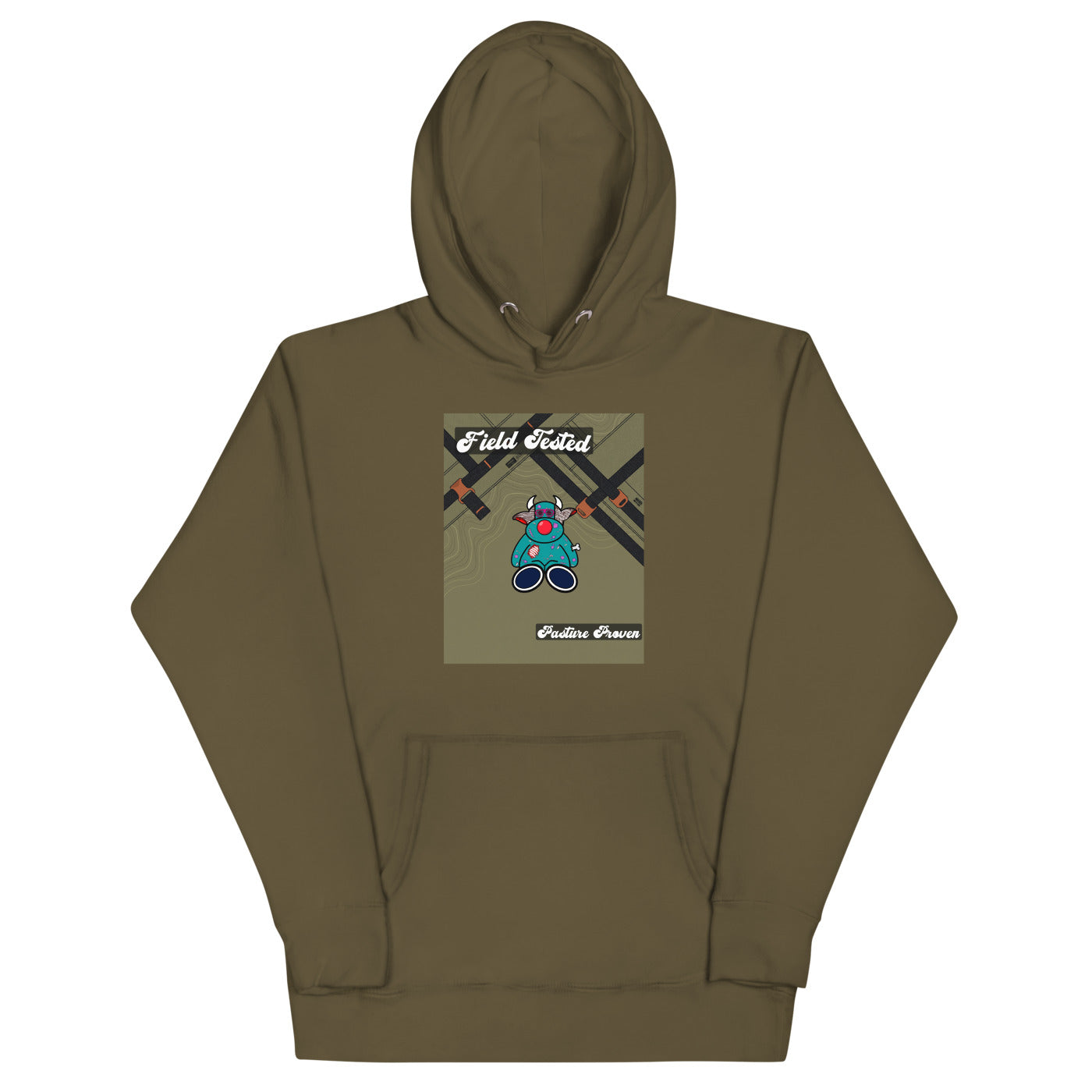 Pocket Cows Hoodie — Built To Roam — Design 808