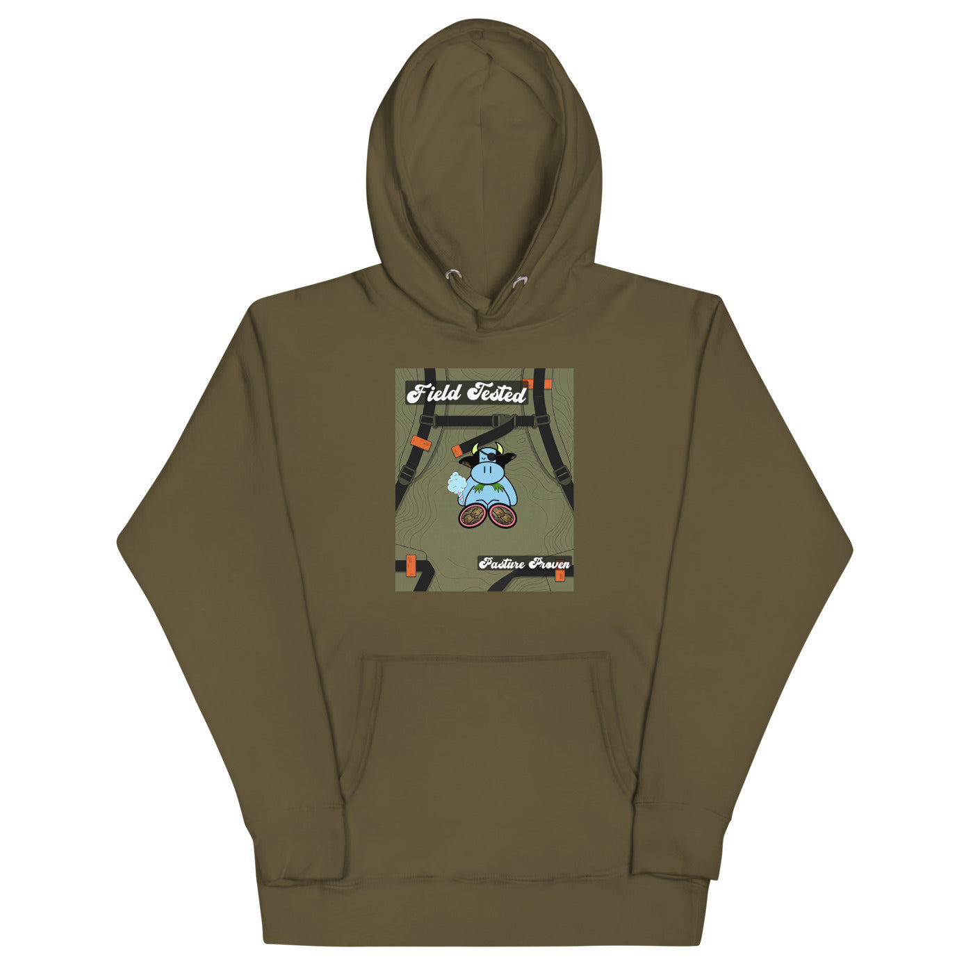 Pocket Cows Hoodie — Built To Roam — Design 89