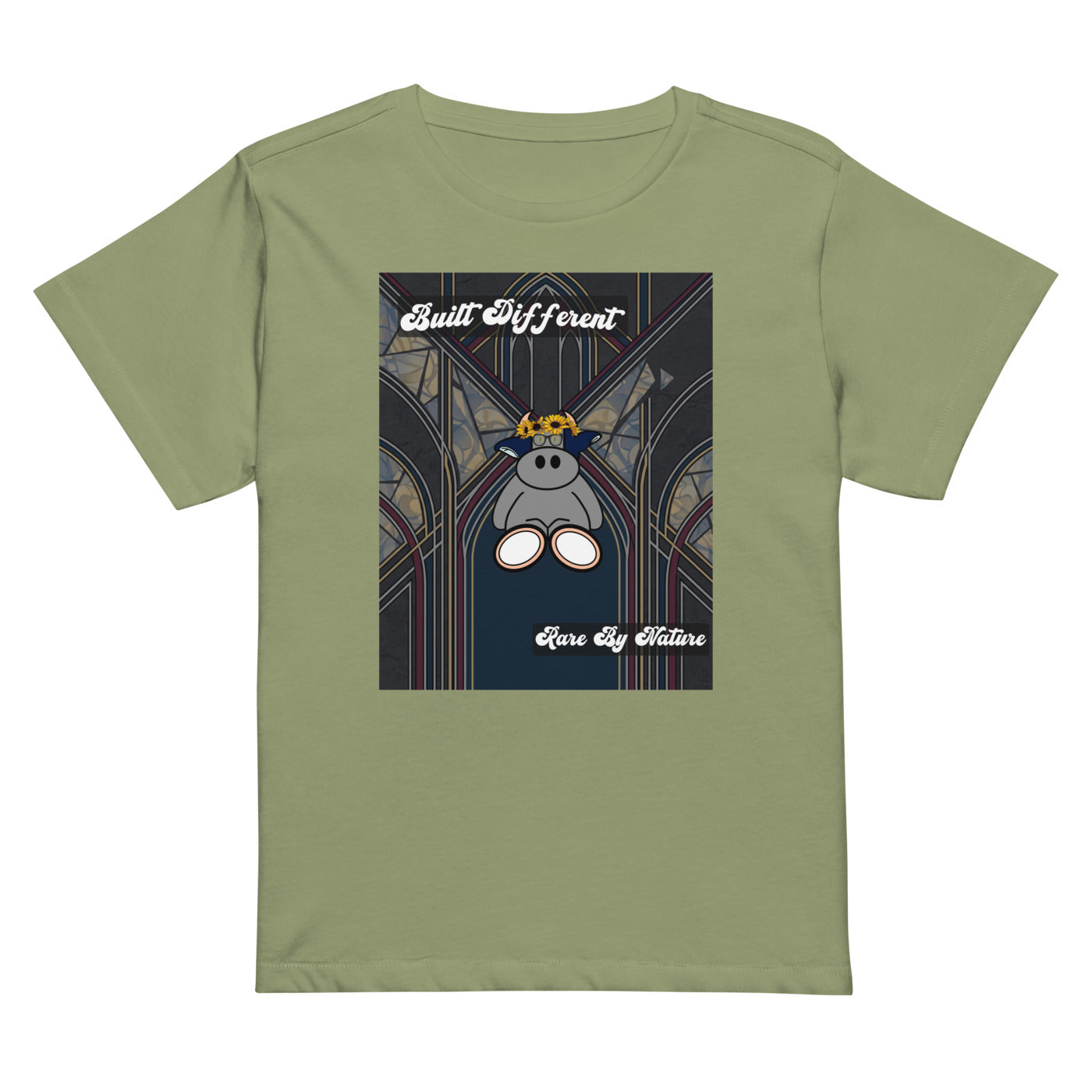 Pocket Cows Women's High-Waisted Tee — Design 269