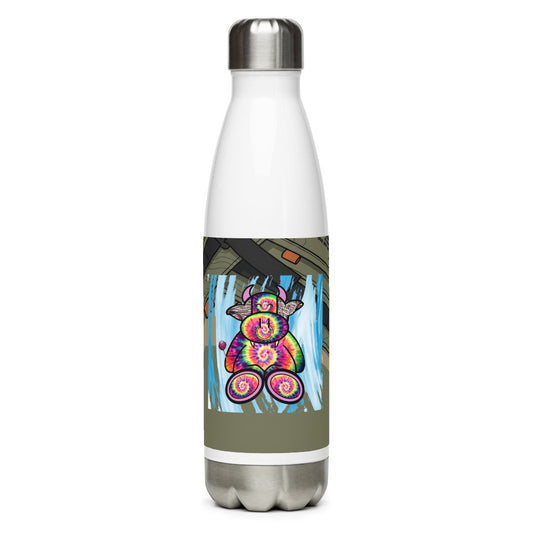 Pocket Cows Stainless Steel Water Bottle — Built To Roam — Design 719