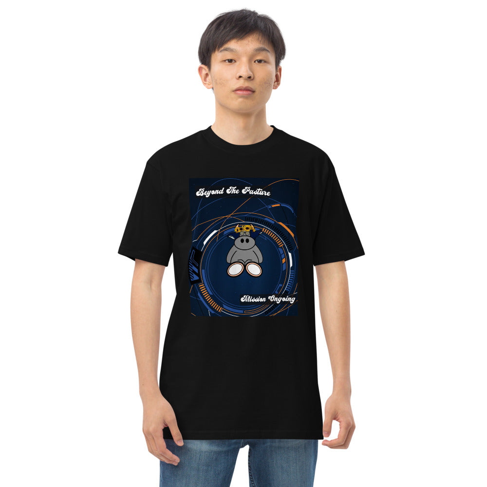 Pocket Cows Heavyweight Tee — Orbit The Herd — Design 283