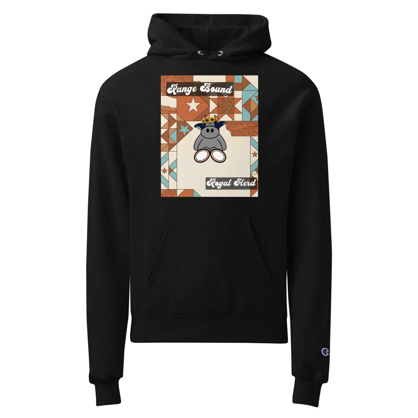 Pocket Cows Unisex Powerblend Hoodie — Design 258