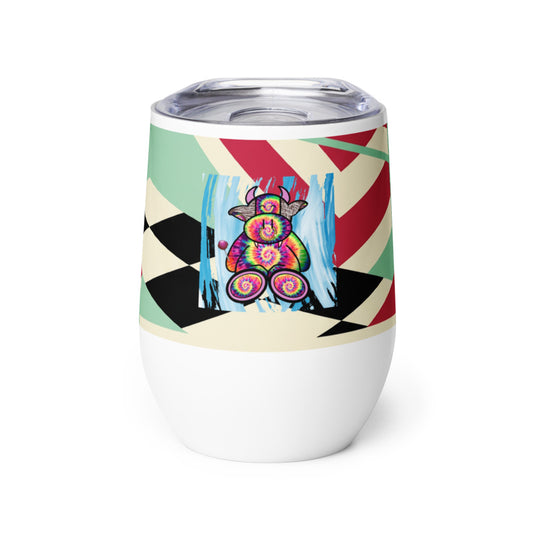 Pocket Cows Wine Tumbler — Always Fresh — Design 716