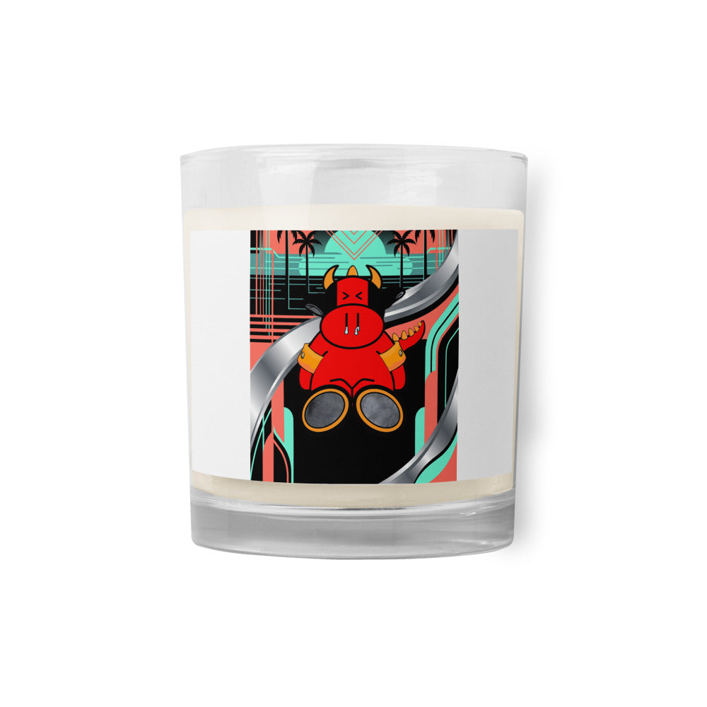 Pocket Cows Glass Jar Soy Wax Candle — Pasture Vice — Design 272