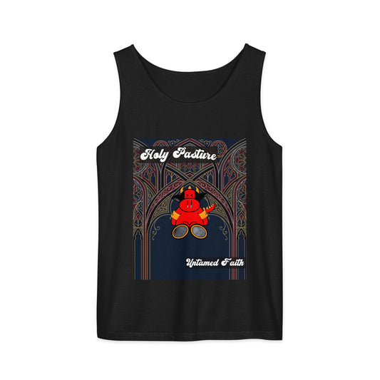 Pocket Cows Unisex Garment-Dyed Tank Top — Design 270