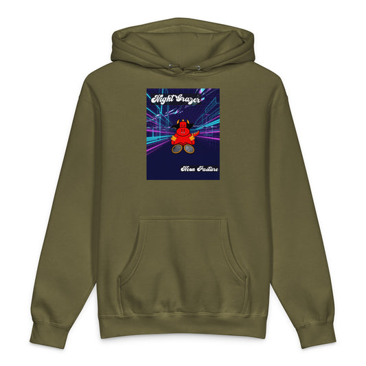 Pocket Cows Unisex Heavyweight Hooded Sweatshirt — Design 250