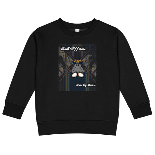 Pocket Cows Kids Crew Neck Sweatshirt — Design 269