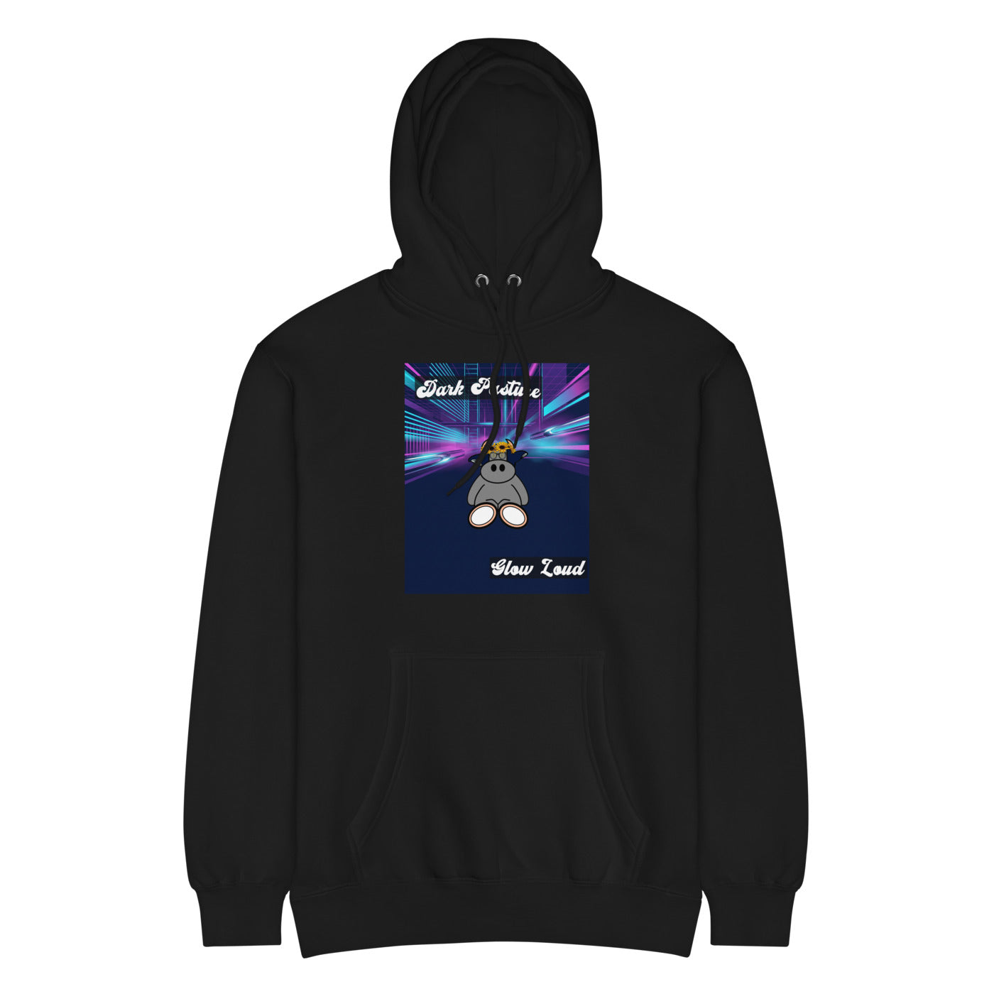 Pocket Cows Unisex Mid-Weight Hoodie — Design 255