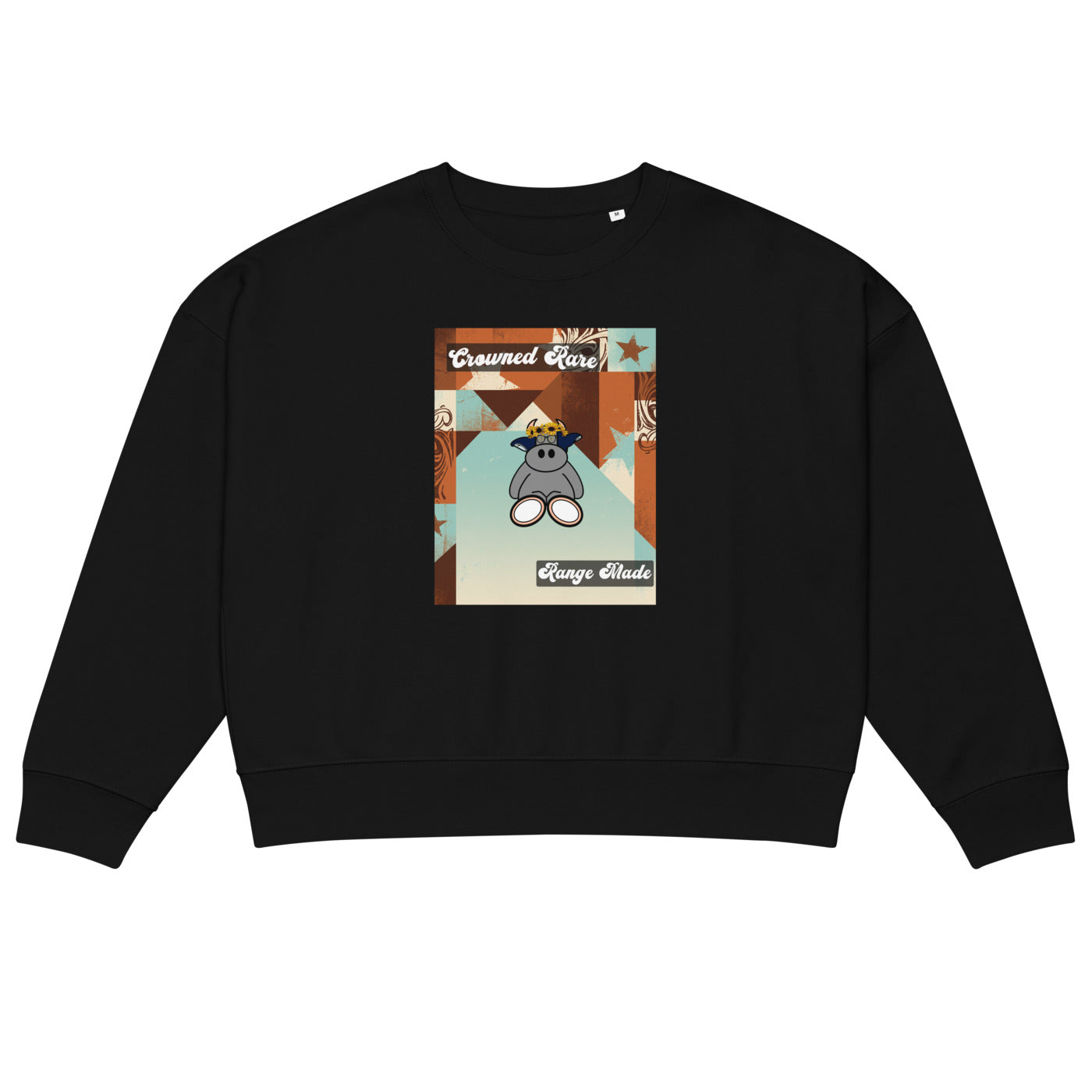 Pocket Cows Women's Organic Crew Neck Stella Alma Sweatshirt — Design 260