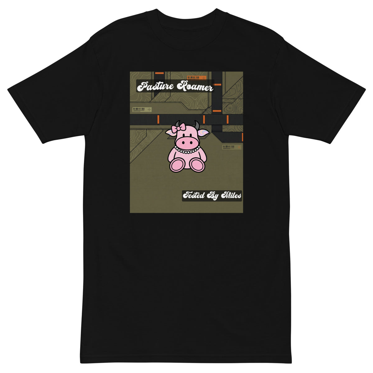 Pocket Cows Heavyweight Tee — Built To Roam — Design 849 — alternate view