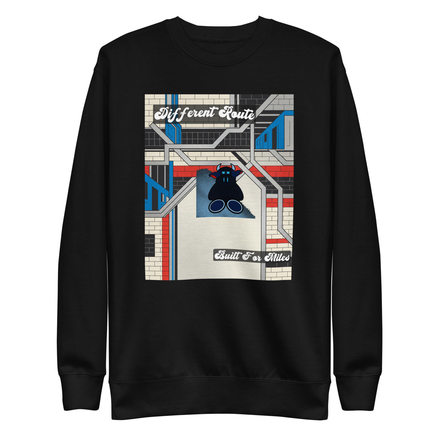 Pocket Cows Crewneck — Move Different — Design 757