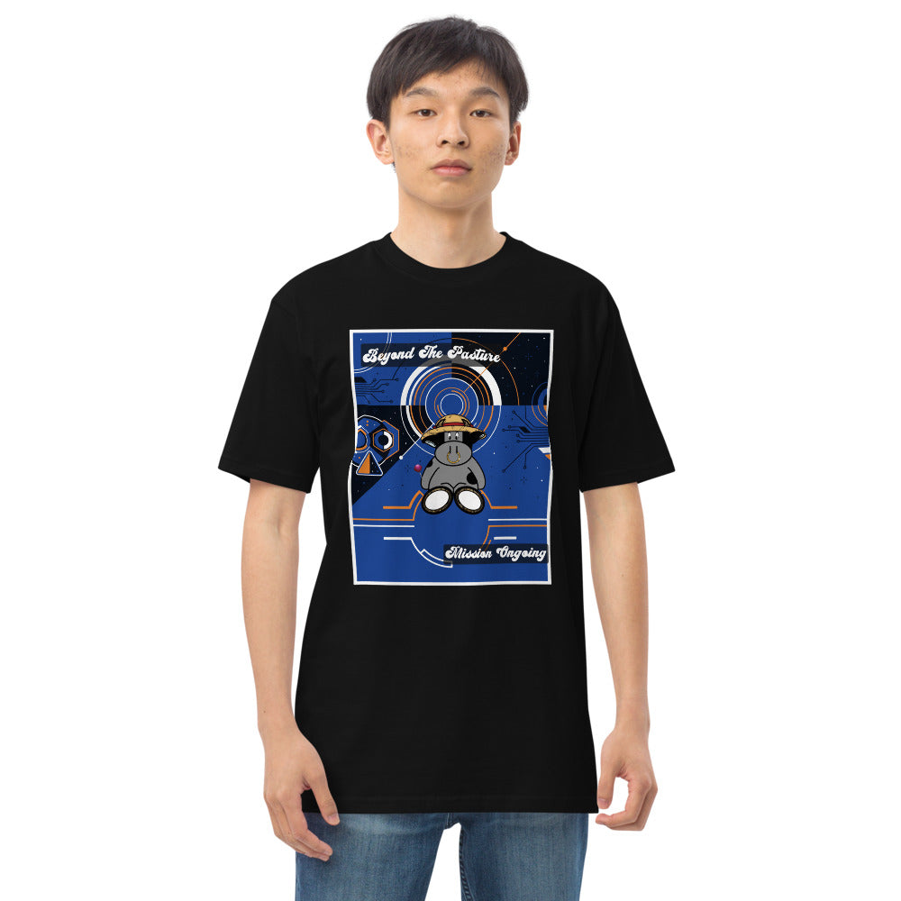 Pocket Cows Heavyweight Tee — Orbit The Herd — Design 59
