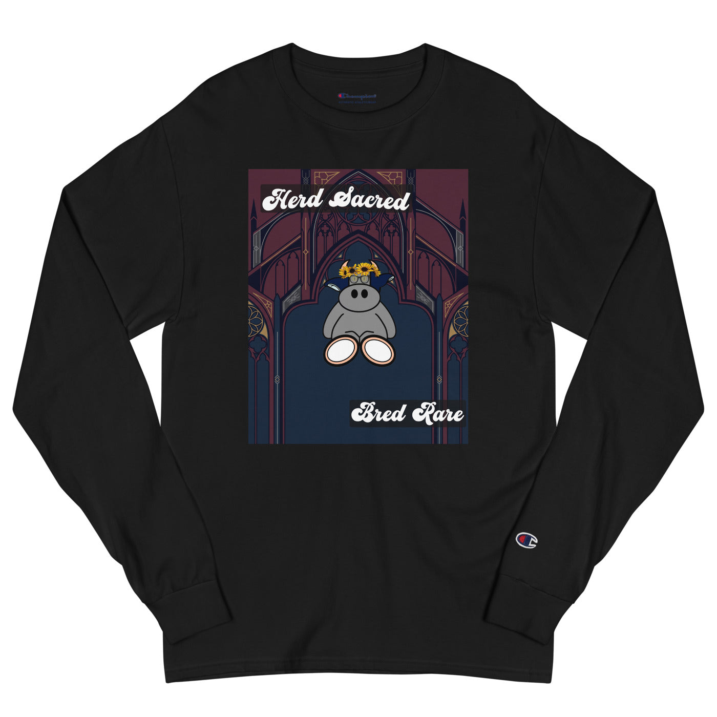 Pocket Cows Men’s Long Sleeve T-Shirt — Design 271