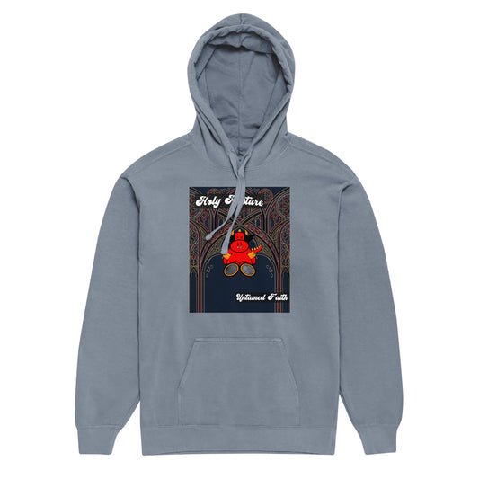 Pocket Cows Unisex Garment-Dyed Hooded Sweatshirt I Comfort Colors — Sacred Herd — Design 270
