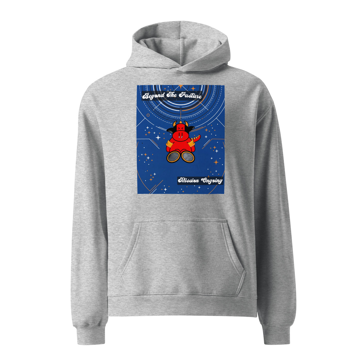 Pocket Cows Unisex Relax Hoodie — Design 278