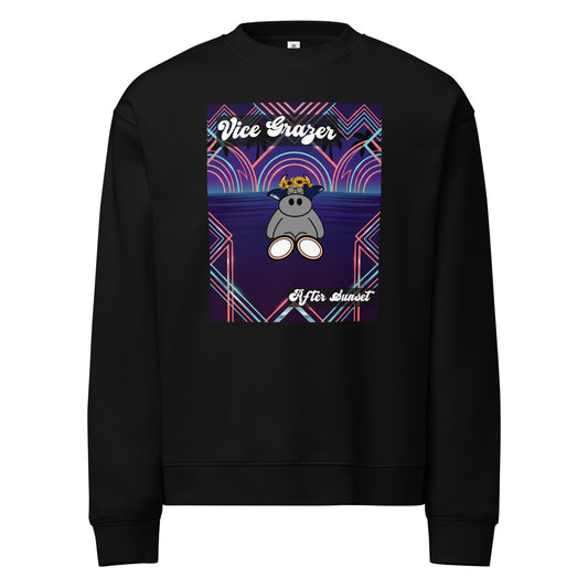 Pocket Cows Unisex Relax Crew Neck Sweatshirt — Design 279