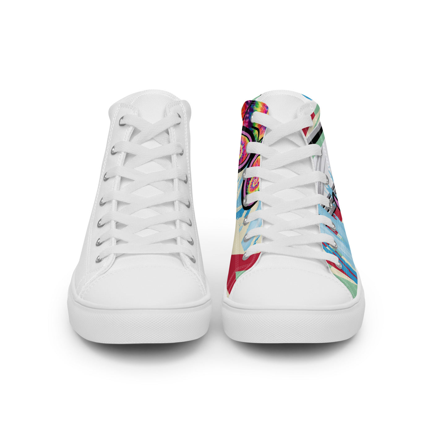 Pocket Cows Men's High Top Canvas Shoes — Always Fresh — Design 716