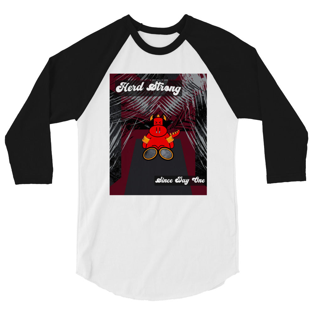 No Bull Left Unisex 3/4 Sleeve Raglan Shirt | Tultex 245