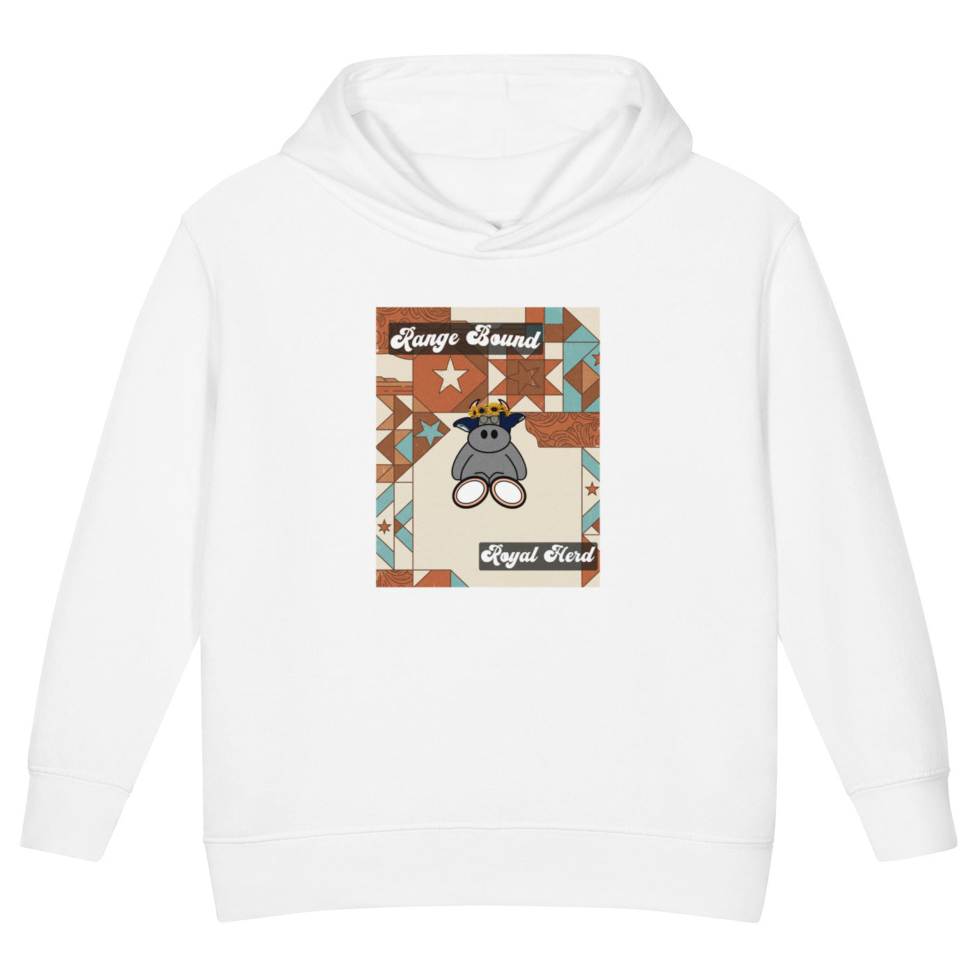 Pocket Cows Toddler Pullover Fleece Hoodie — Design 258