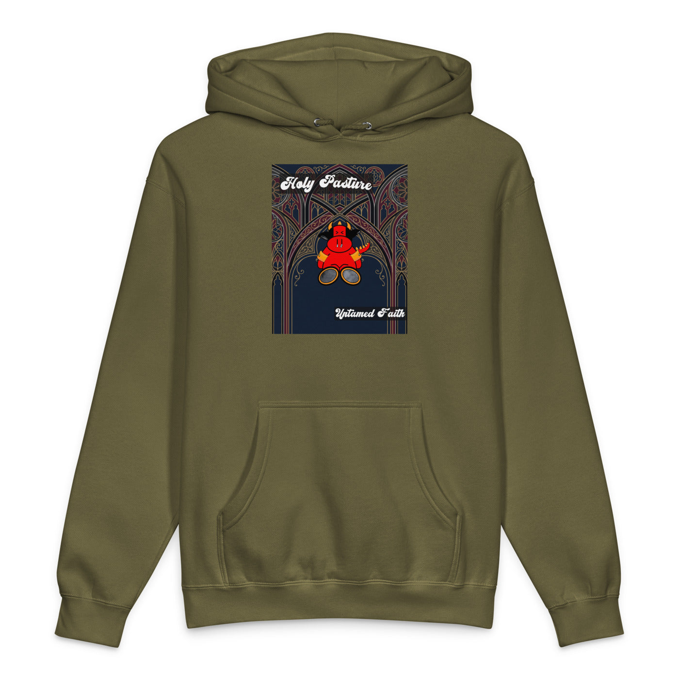 Pocket Cows Unisex Heavyweight Hooded Sweatshirt — Design 270