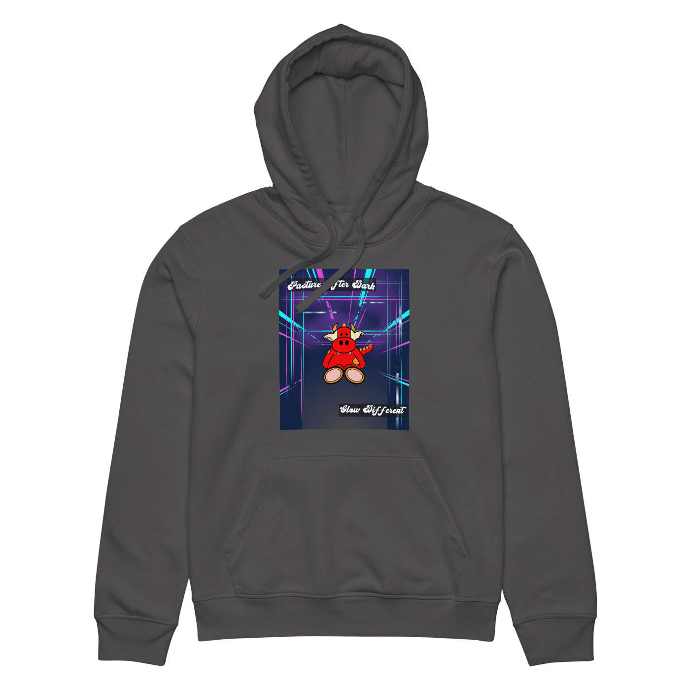 Pocket Cows Unisex Organic Mid-Weight Drummer 2.0 Hoodie — Design 273
