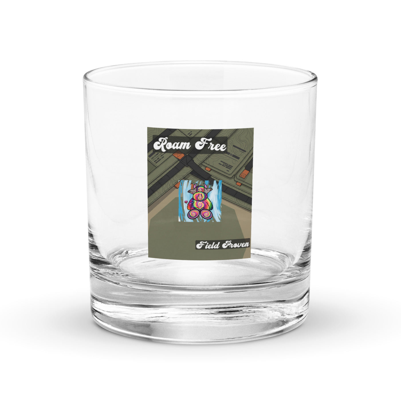 Pocket Cows Rocks Glass — Built To Roam — Design 719
