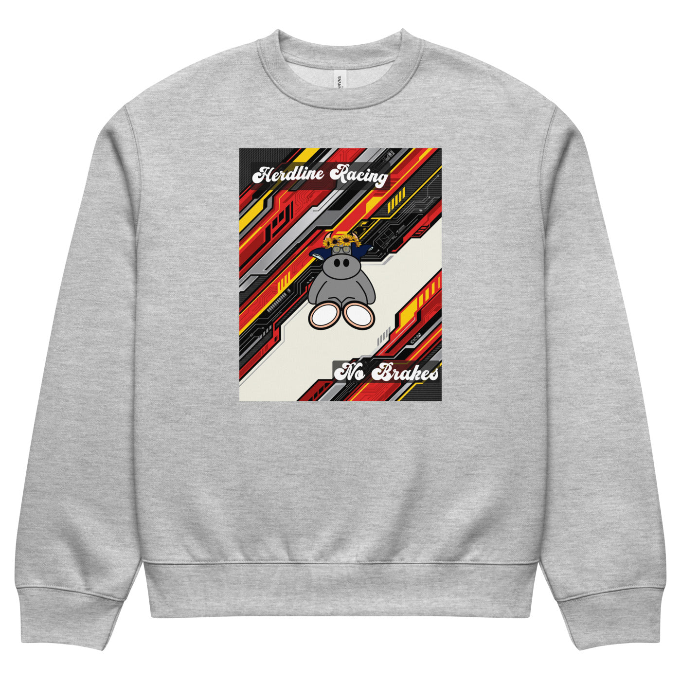Pocket Cows Unisex Oversized Heavyweight Sweatshirt — Design 263