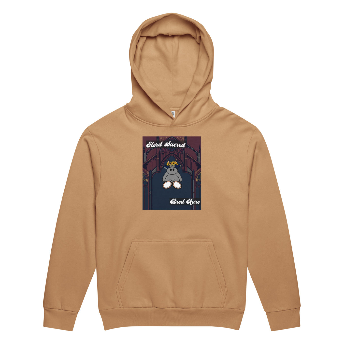 Pocket Cows Unisex Urban Hoodie Garment Dyed — Design 271