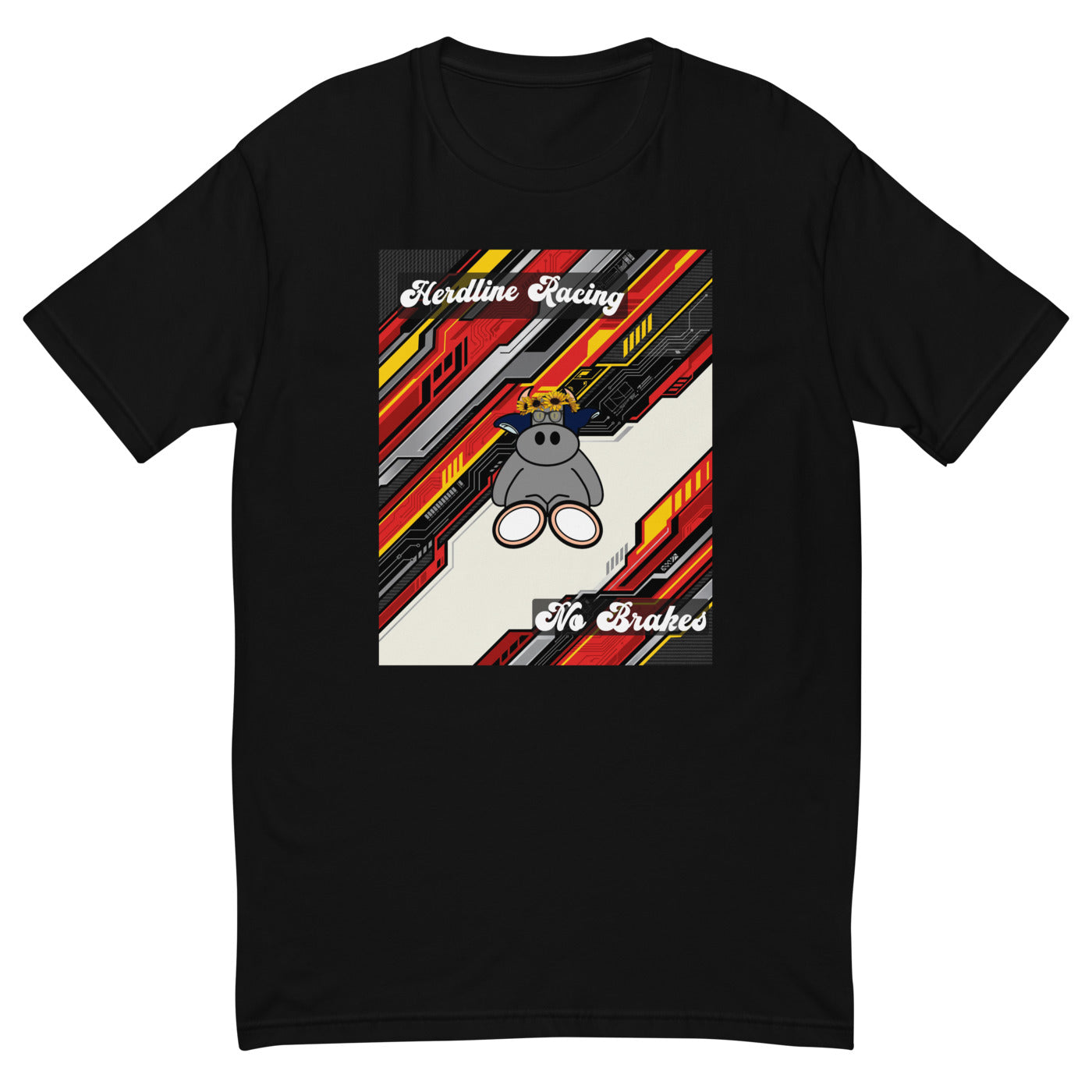 Pocket Cows Men's Fitted T-Shirt — Design 263