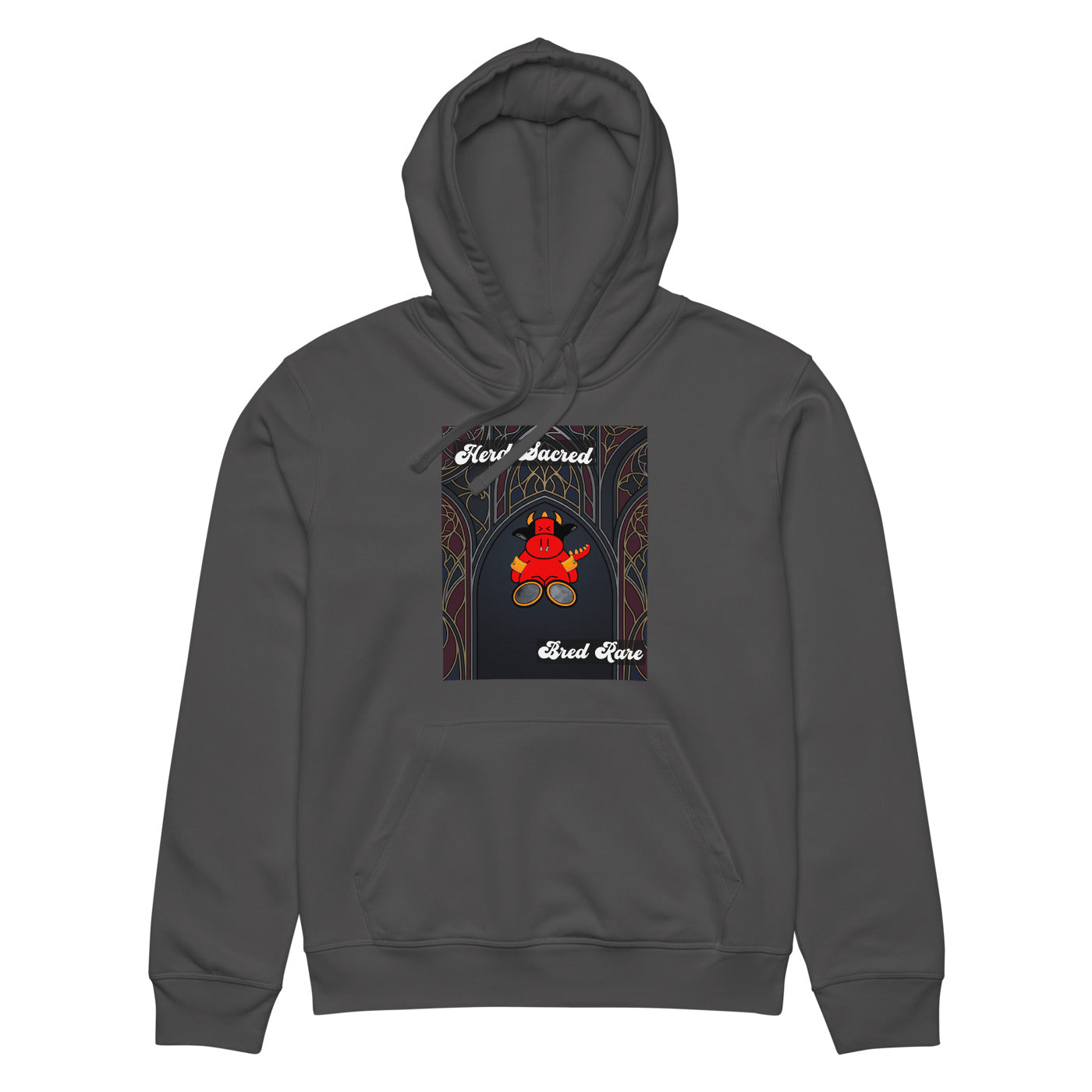 Pocket Cows Unisex Organic Mid-Weight Drummer 2.0 Hoodie — Design 267