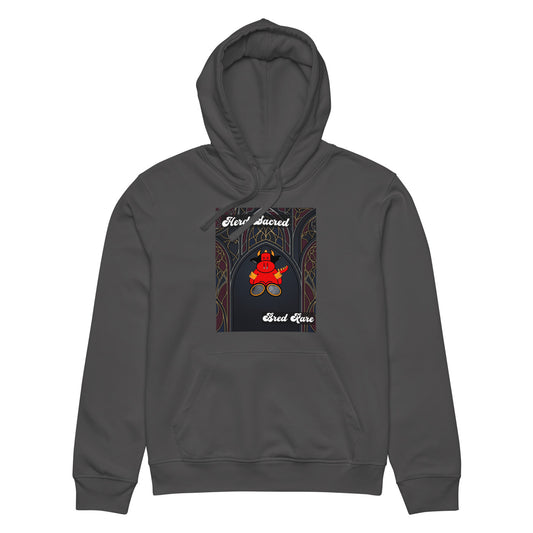 Pocket Cows Unisex Organic Mid-Weight Drummer 2.0 Hoodie — Design 267