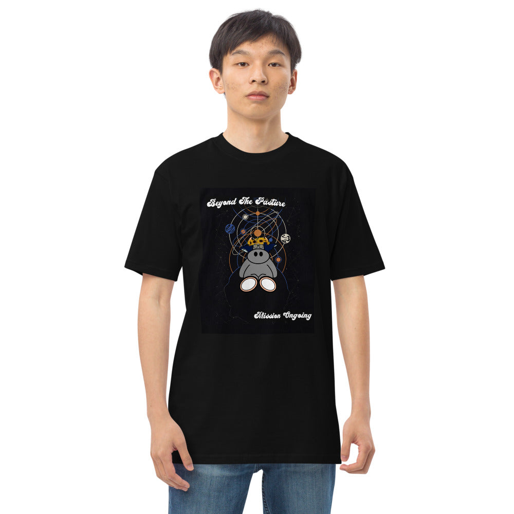 Pocket Cows Heavyweight Tee — Orbit The Herd — Design 35