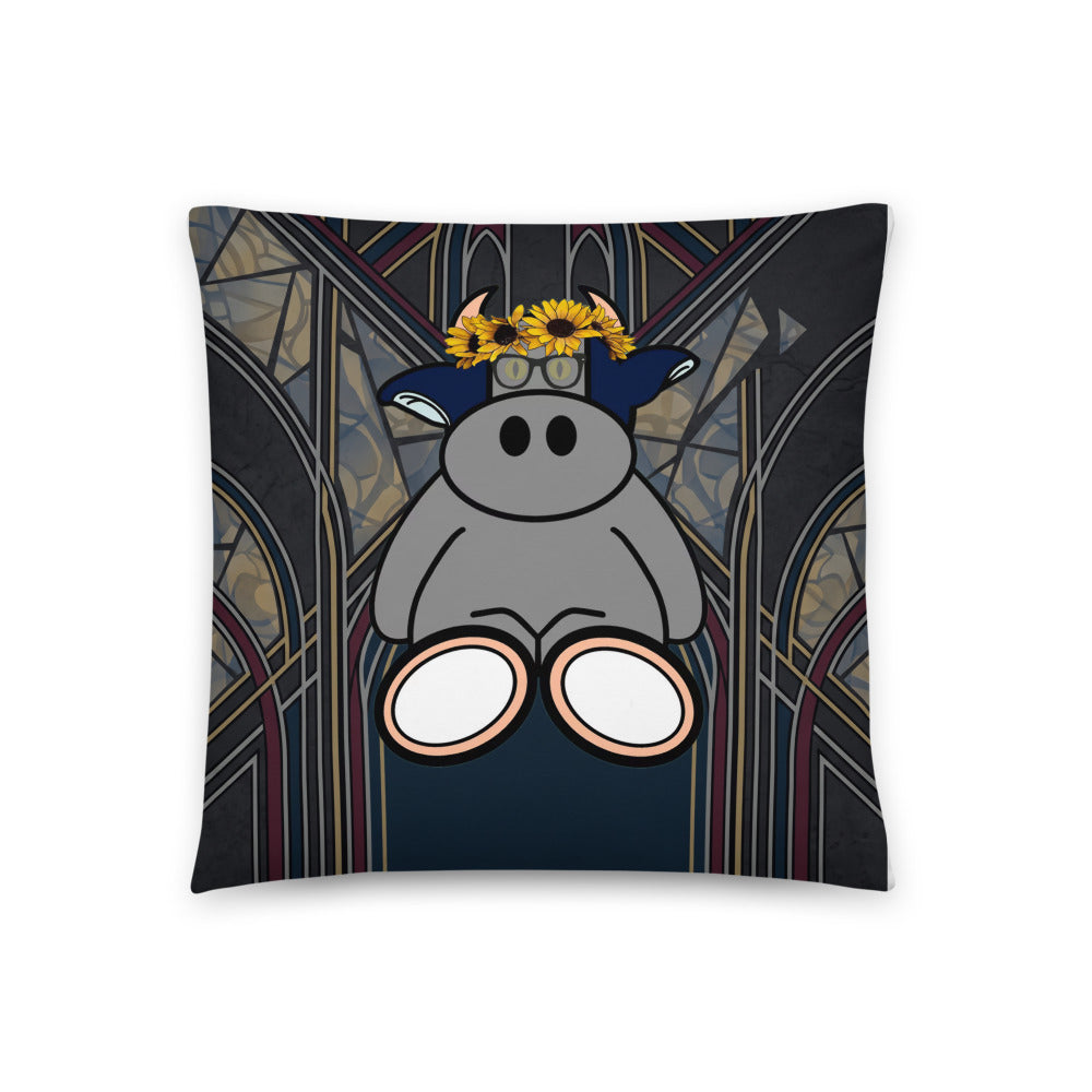 Pocket Cows All-Over Print Pillow — Sacred Herd — Design 269