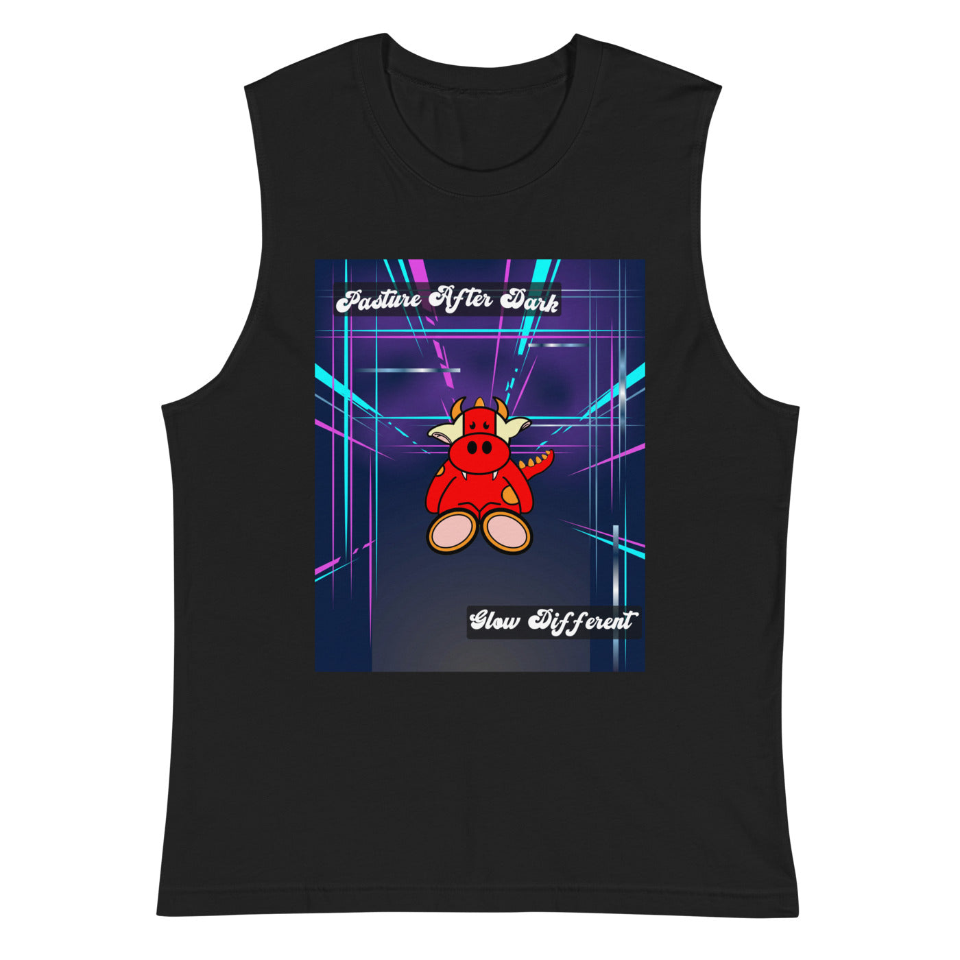 Pocket Cows Unisex Muscle Shirt — Design 273