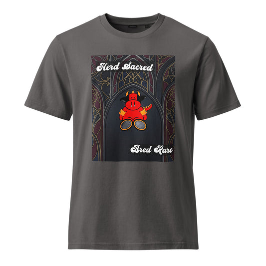 Pocket Cows Unisex Garment Dyed Creator 2.0 Vintage T-Shirt — Design 267