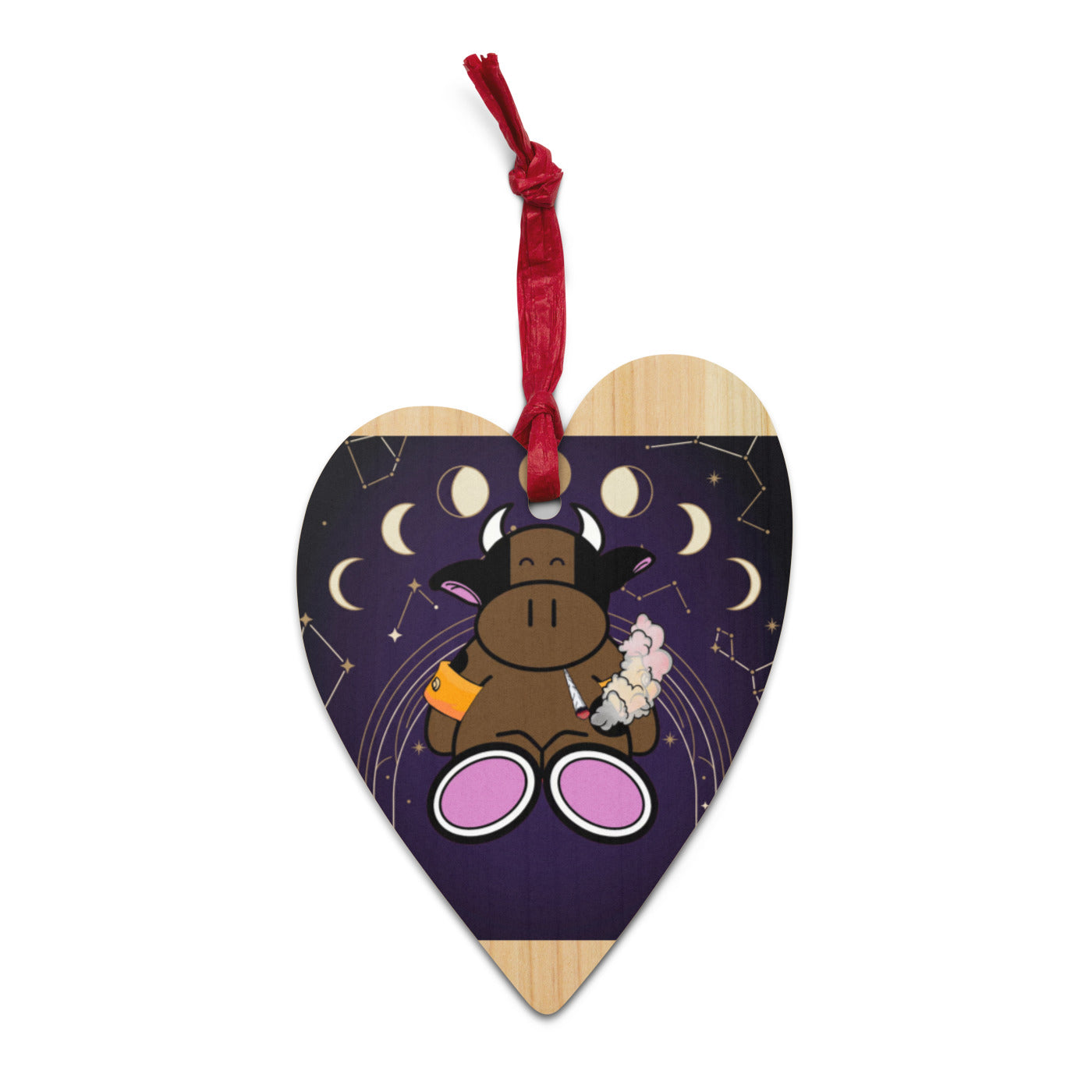 Pocket Cows Wooden Ornaments — Written In The Herd — Design 766