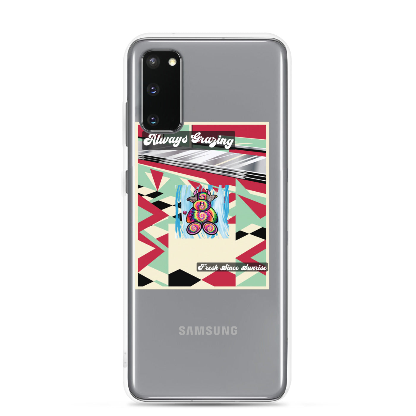 Pocket Cows Clear Case for Samsung® — Always Fresh — Design 716