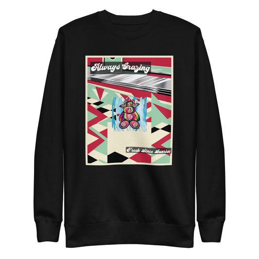Pocket Cows Crewneck — Always Fresh — Design 716