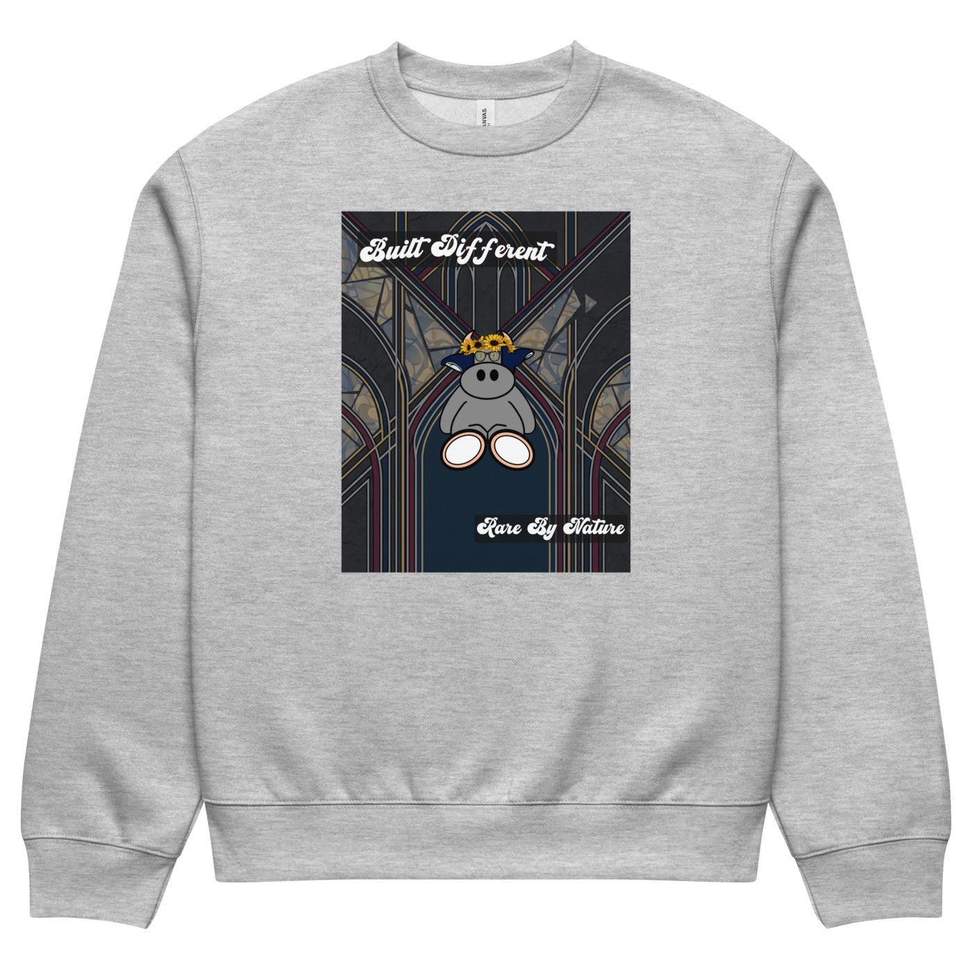 Pocket Cows Unisex Oversized Heavyweight Sweatshirt — Design 269