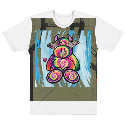 Pocket Cows All-Over Print Men’s Cotton Crew Neck T-Shirt — Built To Roam — Design 717