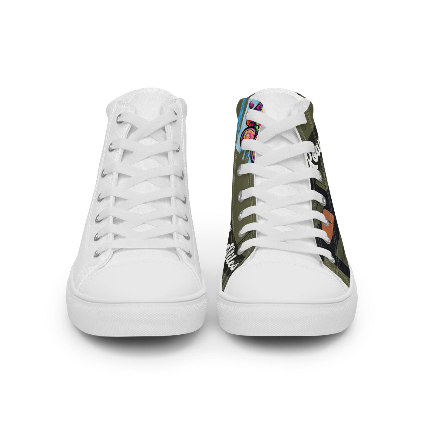Pocket Cows Men's High Top Canvas Shoes — Built To Roam — Design 720