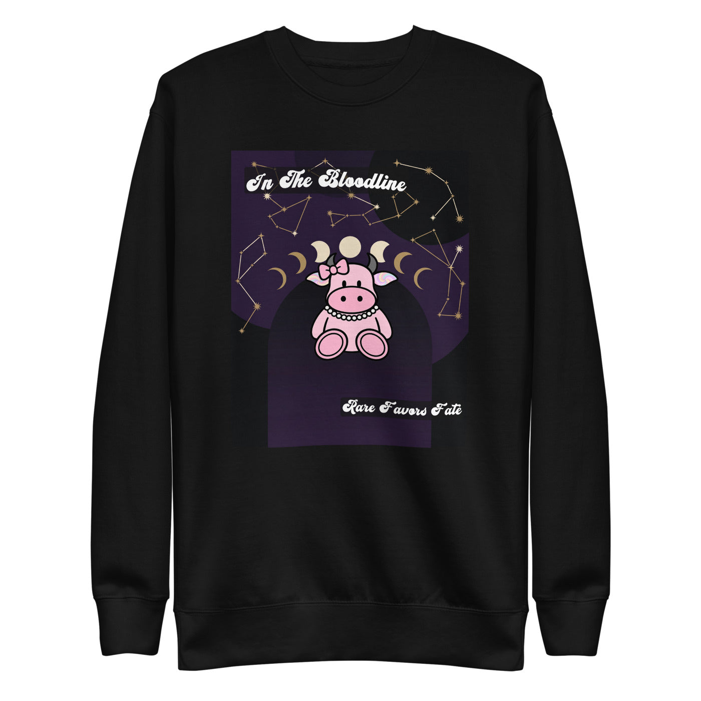 Pocket Cows Crewneck — Written In The Herd — Design 843
