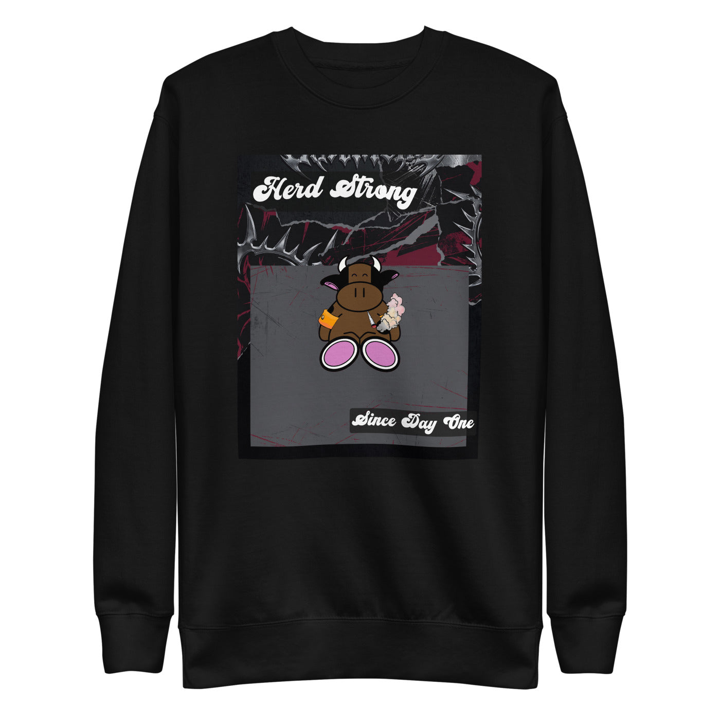 Pocket Cows Crewneck — No Bull Left — Design 779