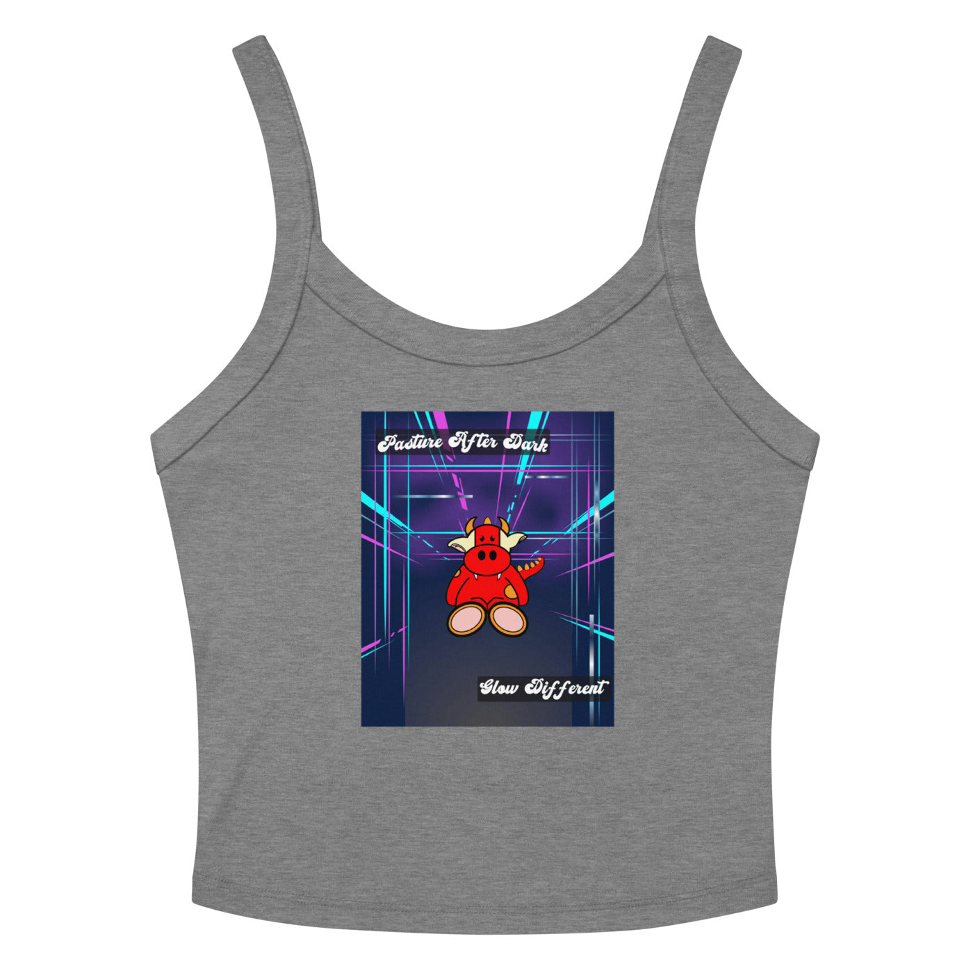 Pocket Cows Women's Micro-Rib Tank Top — Design 273