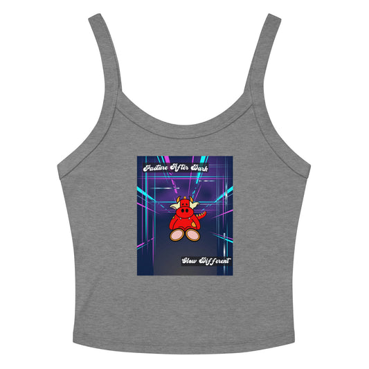Pocket Cows Women's Micro-Rib Tank Top — Design 273